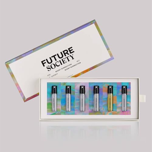 Future Society Luxury Fragrance Discovery Set - 6 Mini Unisex Eau de Parfums, 2ml Each