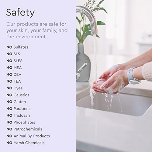 Puracy Organic Hand Soap, Professional Hand Washers We've All Become, Lavender & Vanilla 48 oz Natural Dish Soap, Plant-Based Liquid Dishwasher Detergent Soap, Organic Lemongrass, 48oz