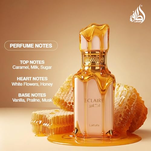 Lattafa Eclaire Eau de Parfum for Women, 3.4 oz
