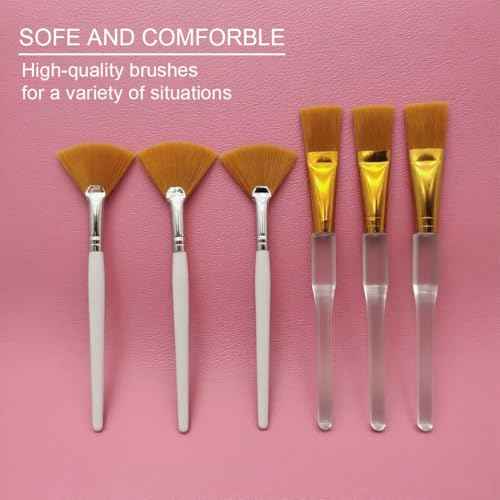 12 Pcs Gold Facial Bowl and Brush Set - 3 Stainless Steel Mixing Bowls, 3 Flat Brushes, 3 Fan Brushes, 3 Mask Applicators - Complete Esthetician Kit for Professional Spa & DIY Skincare