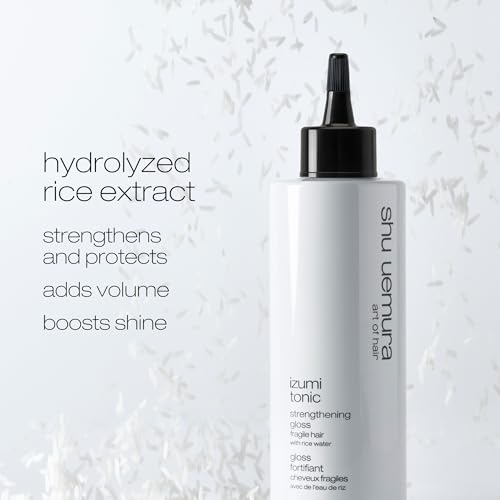Izumi Tonic Strengthening Gloss - Reduces Breakage and Adds Shine, Nourishes with Japanese Rice Water