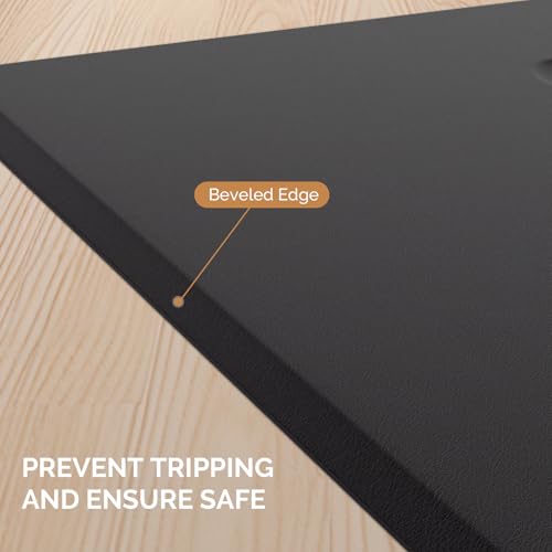 OmySalon 3' x 4' Barber Floor Mat Anti Fatigue for Stylist Standing, 3/4'' Thick Comfort Hair Matt Square Base for Salon Styling Chair, Hair Cutting Hairdressing Beauty Equipment