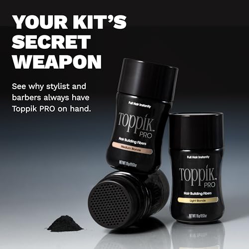 Toppik PRO Hair Building Fibers Light Brown 52.9oz - 4 Sizes, 9 Shades