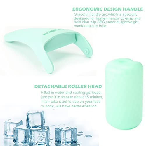 Ice Roller for Face & Body - 2 Pack Facial Massage Tool