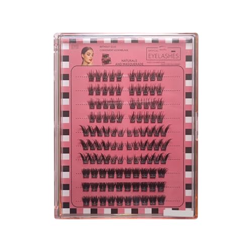 Volume Eyelash Extension Look DIY Lashes by SoCal Beauty | Vera ? Salon-Quality Faux Mink False Eyelashes, 10-Day Wear with Bonder & Sealer, Reusable, Easy to Apply Strip Lashes