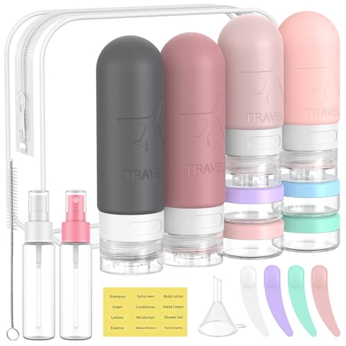ME.FAN 18-Piece TSA Approved Travel Bottles Set