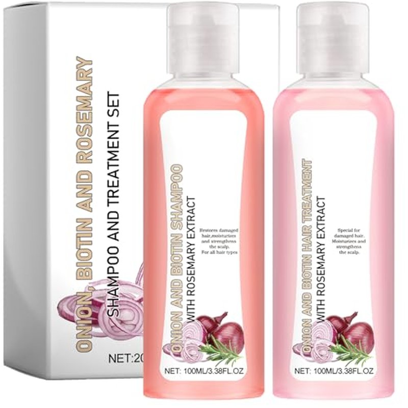 Aseawave Onion Biotin Rosemary Shampoo & Conditioner Set