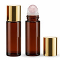 WAYDA 50ml Essential Oil Roller Bottle - Amber Glass, 2-Pack