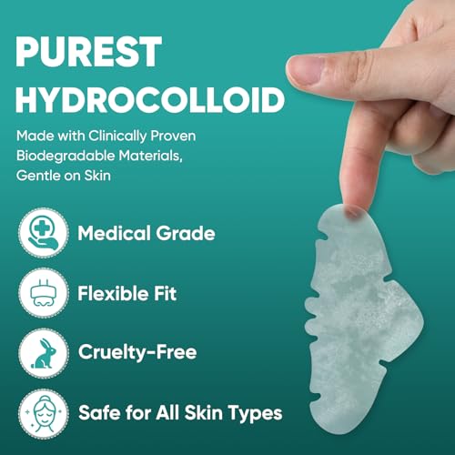 Unscented Hydrocolloid Nose Pore Patches 30 Count - Overnight Blackhead Remover