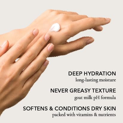 Dionis Goat Milk Hand & Body Lotion, Water Flowers & Sea Salt, 3.3 oz