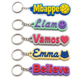 Personalized 3D Printed Soccer Keychain for Boys & Kids