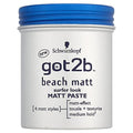 got2b Beach Styling Paste for Matte Surfer Looks, Hair Wax for Men for Scratching, Texturing or Taming without Gluing, Medium Hold (100 ml), Pack of 1