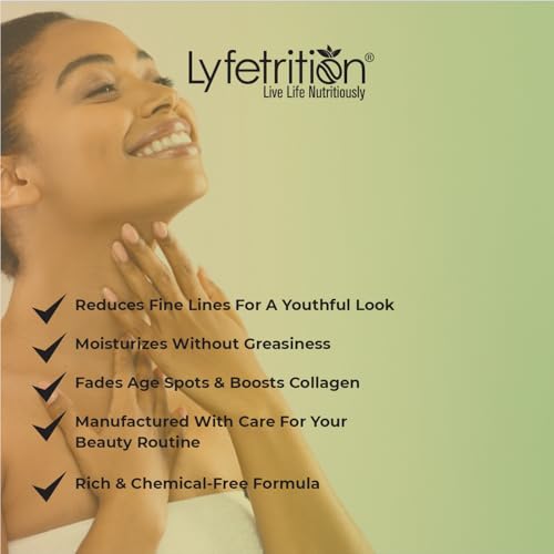 Lyfetrition Ultra Youth Serum | 12 oz Large Bottle | Anti Wrinkle Face Serum Hyaluronic Acid Wrinkle Reducing Formula For Face Topical Facial Serum For Flawless Skin Restores Boost Collagen