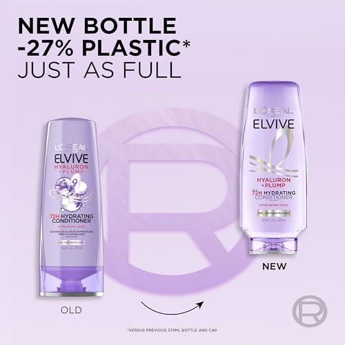L'Oreal Paris Elvive Hyaluron Plump Hydrating Conditioner 12.6 Fl Oz