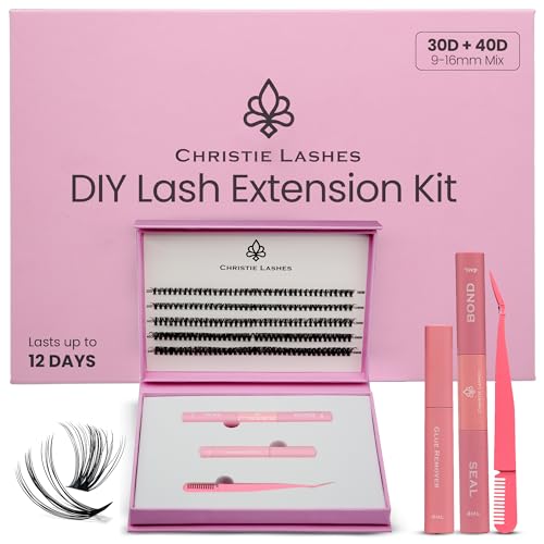 Christie Lashes 30D 40D Cluster Eyelashes - DIY Extensions Kit