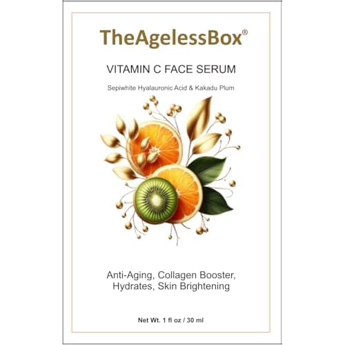 Ayurvedic Vitamin C Face Serum ? Anti-Aging, Brightening & Hydrating ? Face Serum with Kakadu Plum, Niacinamide & Hyaluronic Acid for Glowing, Radiant Skin ? Vegan & Cruelty-Free ? 30ml
