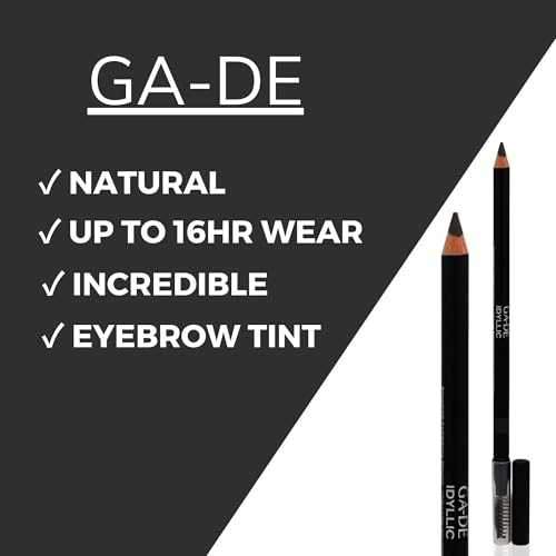 GA-DE Idyllic Powder Eyebrow Pencil - Waterproof Dual-Ended Brow