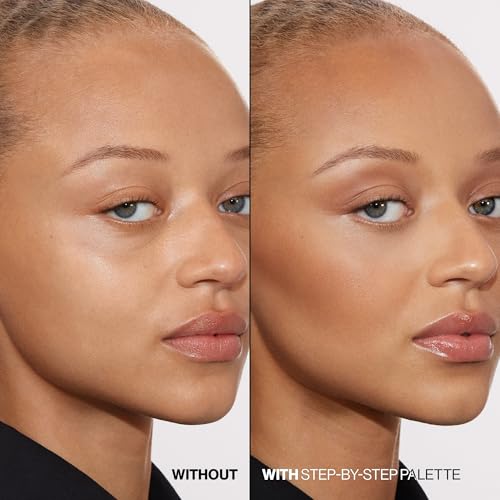 Smashbox Step-By-Step Contour Palette | Sculpt + Glow All-In-One Contour Kit with Blendable + Buildable Formulas