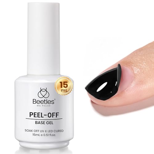 Beetles Peel-Off Gel Base Coat 15ml | UV/LED Cure