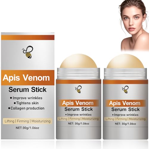 Apis Venom Serum Stick, Advanced Firming & Wrinkle Reducing Cream, Bee Venom Firming Serum Stick for Body Lifts, Moisturizing, Lifting (2pcs)