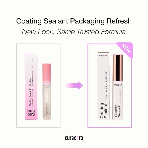 Curacoro Lash Coating Sealant 10ml - Water-Resistant Topcoat for Extensions
