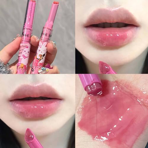 Jelly Lipstick Set 6 Colors - Hydrating Lip Gloss & Tint