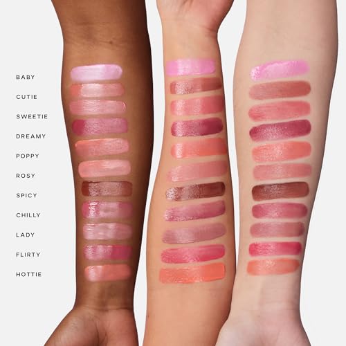 Saie Dewy Glow Duo - Dew Liquid Blush Lady (.40 oz), Mini Glowy Super Gel Warmglow (.5 oz) - Radiant Cheek Tint & Illuminating Primer for a Natural, Lit-From-Within Finish