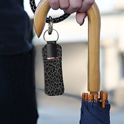 Chapstick Holder Keychain Clip-on Lip Balm Sleeve Pouch