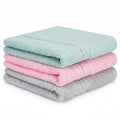 100% Cotton Wash Cloths 13x13 inch 3-Pack Multicolor
