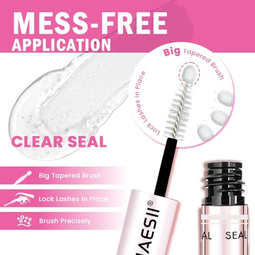 La Maesii Lash Cluster Glue & Seal - 10ml Waterproof Bond for DIY Eyelash Extensions