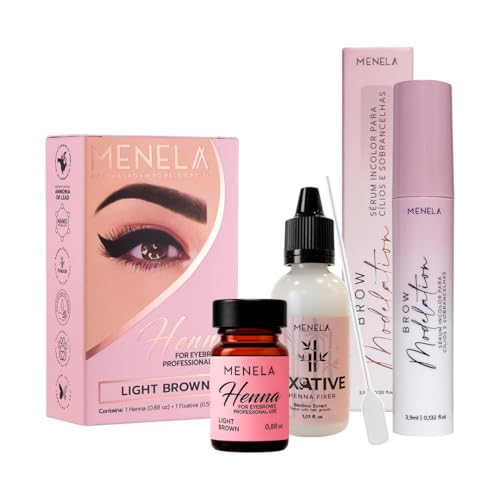 Light Brown Henna Hair Color Kit - 60 Applications