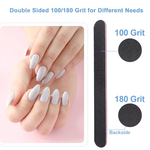 Professional Nail File and Buffer Set - 12 Piece Manicure Kit