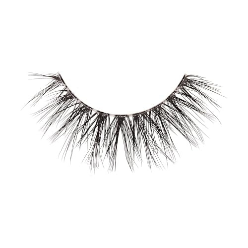 KISS Lash Couture LuXtensions Collection False Eyelashes, Flat Lash Technology, Super Slim Lash Band, Real Lash Extension Fibers, Reusable, Style ¡®Royal Satin¡¯, 10mm,1 Pair Strip Lashes
