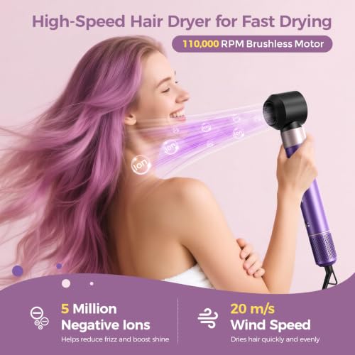 Vincofy 7-in-1 Blow Dryer Brush Set – Fast Drying & Curling Tool