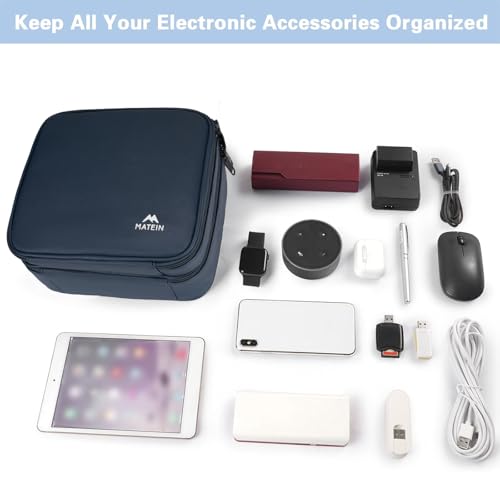 MATEIN Cord Organizer Case - Double Layer Tech Accessories Bag