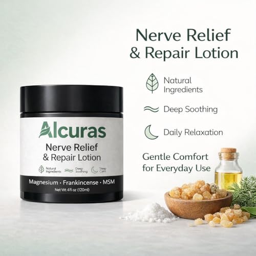 Alcuras Cream, 4 fl oz Arnica Cream & Magnesium Cream&Frankincense for Knee, Lumbar, Neck, Hand and Foot (1 pcs)