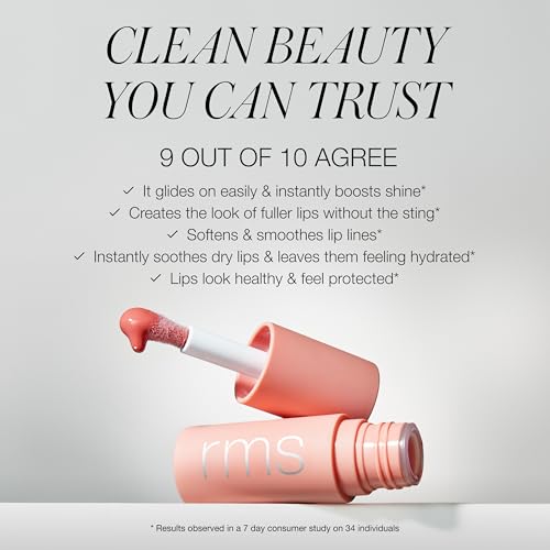 RMS Beauty Legendary Lip Oil - Hydrating High-Shine Gloss 0.17 oz