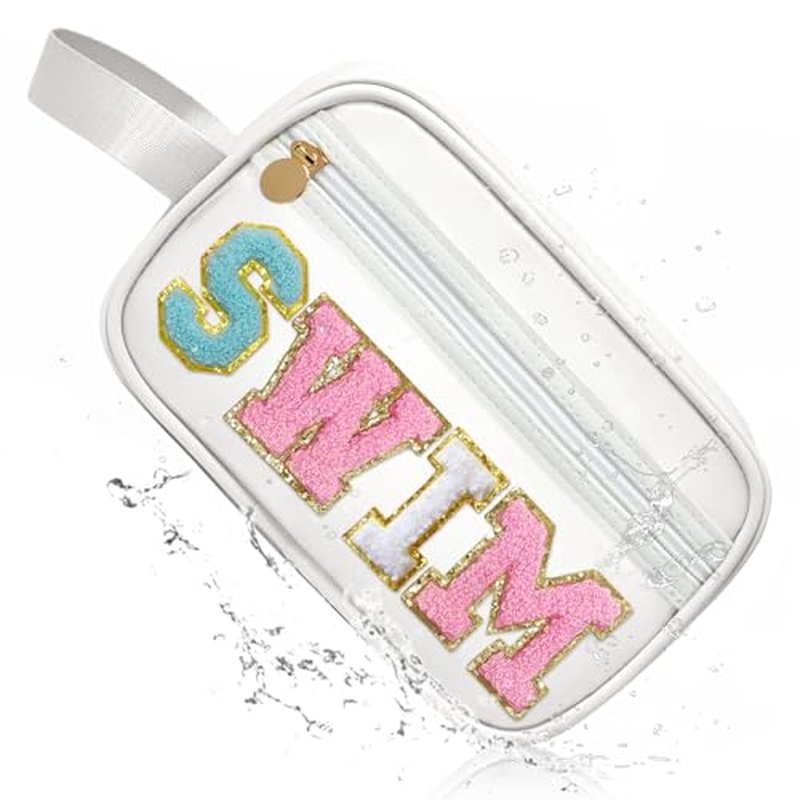 Clear Swim Bag Organizer for Women Teen Girls Waterproof