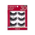 iEnvy False Eyelashes 3 Pairs Fluffy and Natural Multiangle and Volume Faux Mink Lashes (11)