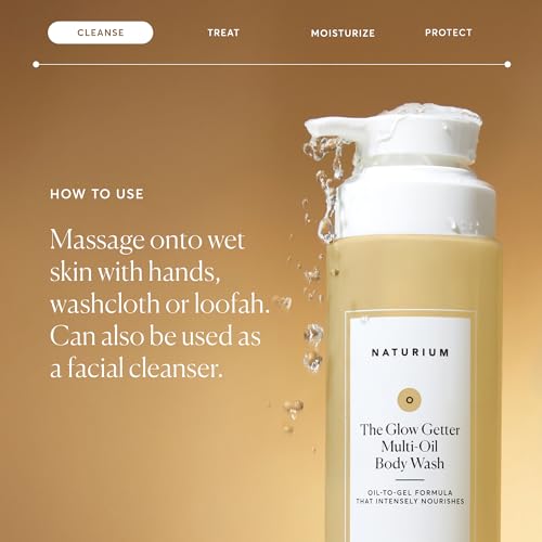 Naturium Glow Getter Multi-Oil Hydrating Body Wash, 16.9 oz