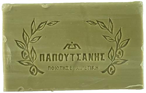 Papoutsanis Pure Greek Olive Oil Soap 6 PACK of 8.8 Oz (250g) Bars