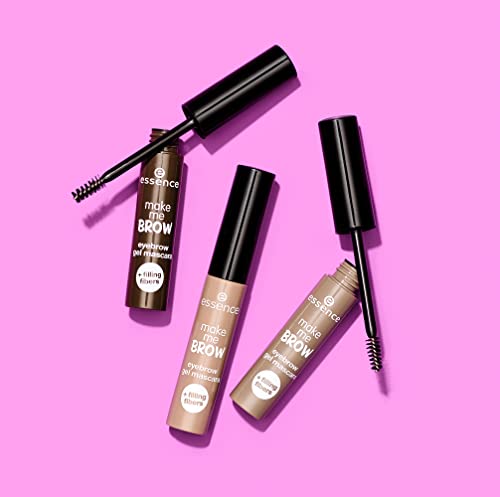 Essence Make Me Brow Eyebrow Gel 3-Pack - Fiber-Filled & Vegan