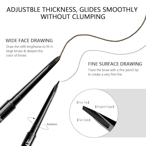 Maksure Eyebrow Pencil 0.1mm Ultra-Fine Microblading Brow Pen