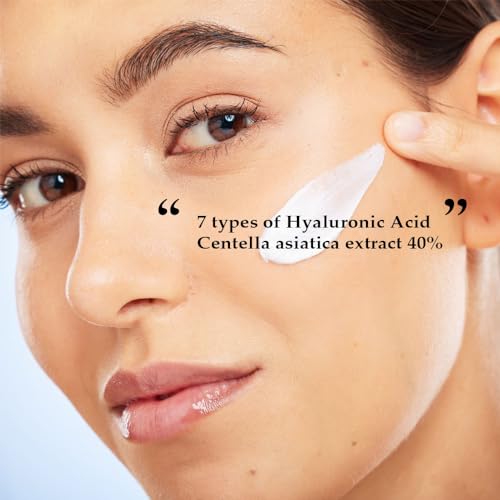 PRETTYSKIN Centella Asiatica 40% Gel Cream?Korean Face Moisturizer with Hyaluronic Acid, Ceramide NP & Shea Butter?Lightweight, Non-Sticky Hydration for Sensitive, Dry & Combination Skin (1.75 fl oz)