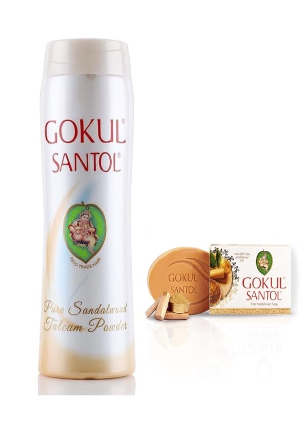 Sandalwood Talcum Powder 4.93 oz from Mysore with Free Soap