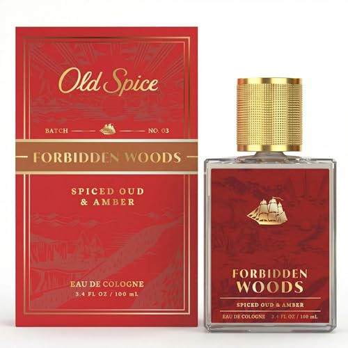 Old Spice Forbidden Woods Cologne for Men, 3.4 fl oz