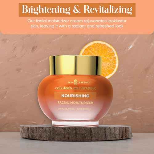 Collagen & Vitamin C Nourishing Moisturizer - Reduces Wrinkles & Fine Lines, Smooths Skin - Dermatologist Tested, Clean Beauty, Korean Skin Care - 1.69 FL.OZ. (2 Pack)