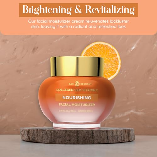 Collagen & Vitamin C Moisturizer - Brightens Skin, Reduces Fine Lines & Wrinkles - Anti-Aging, Dermatologist Tested, Clean Beauty, Korean Skin Care - 1.69 FL.OZ.