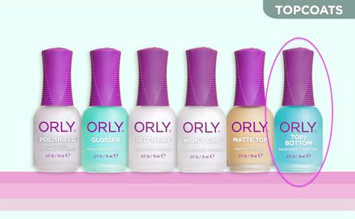 Orly Base Nail Coat, Top 2 Bottom, 0.6 Ounce