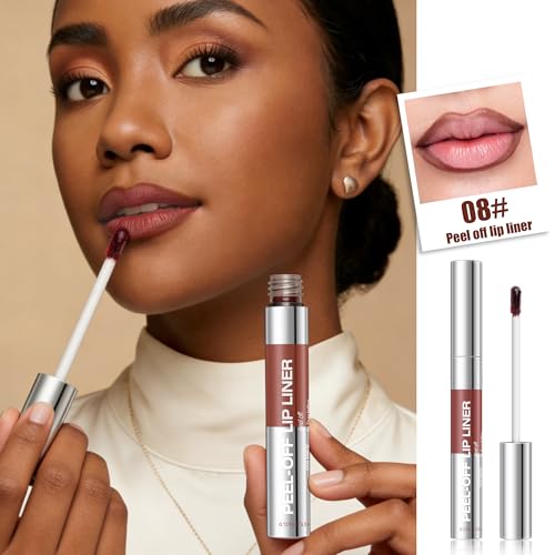 Peel Off Lip Stain Tattoo - Espresso Brown Matte, 8-12 Hour Waterproof